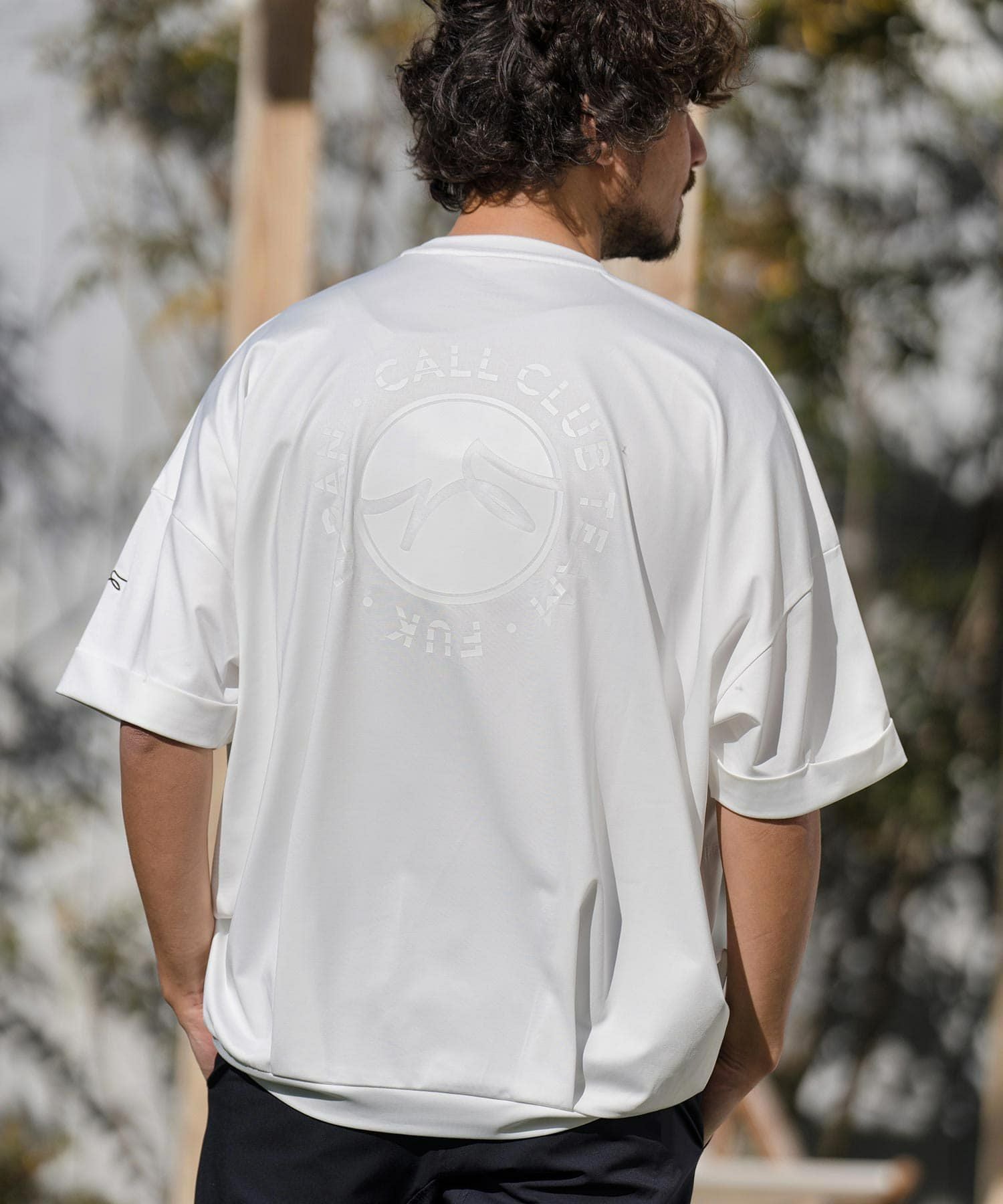 Argue Culture メッシュ重ね着Tシャツ長袖ロゴT mlt4826-ﾚｲﾔｰﾄﾞﾒｯｼｭﾛﾝT カットソー（Tシャツ/カットソー）｜NO