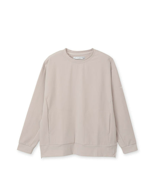 ノビル360°/ZIPスリット長袖プルオーバー