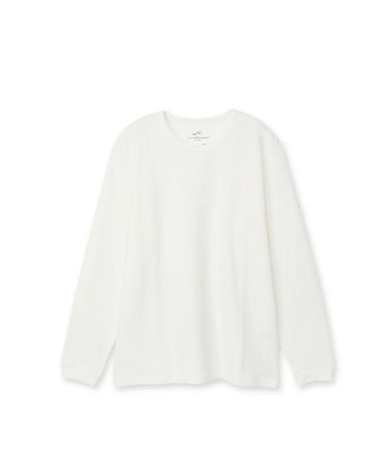 メランジ/クルーネック長袖Tシャツ