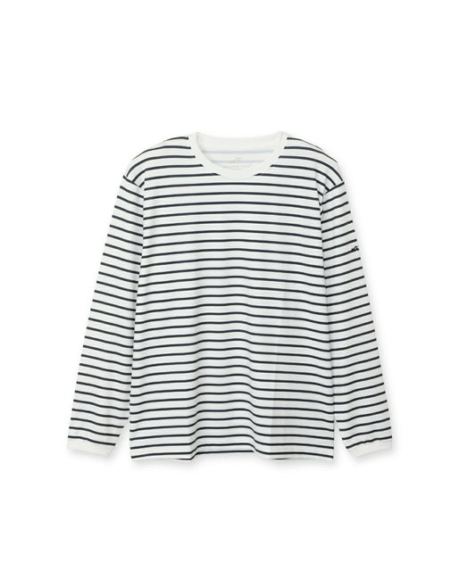 プリント長袖Tシャツ(ボーダー)