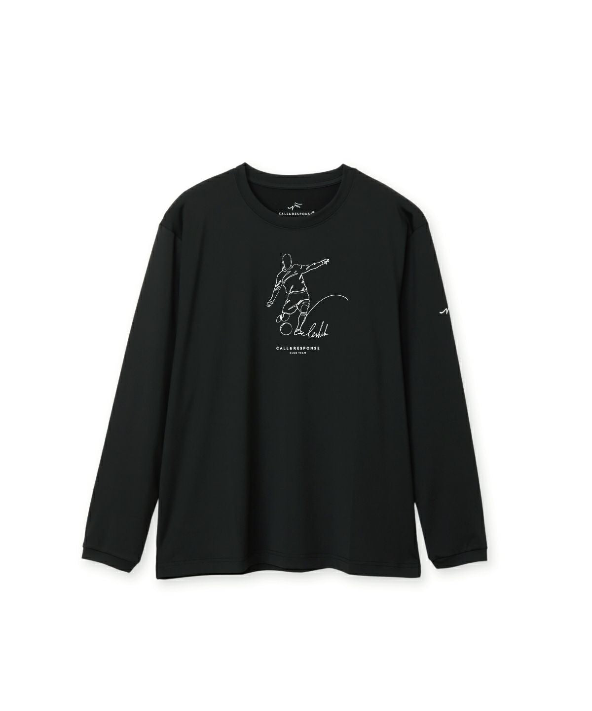 d.i.aフード付きスカルプリント長袖Tシャツ 1f87580eba6aac4ccc7bd8e50e2046