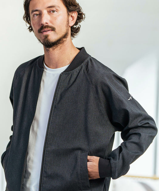 ストレッチデニム/ZIPブルゾン