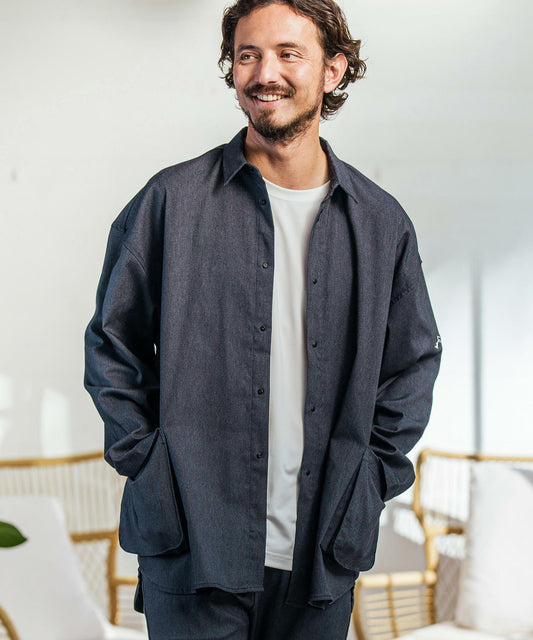 ストレッチデニム/シャツジャケット