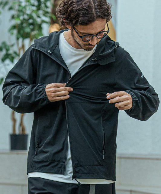 リップストップ/ジップパーカー