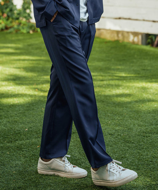 ソフトツイル/センタープリーツパンツ