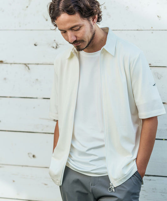 KOKAGE/ダブルZIP半袖シャツ