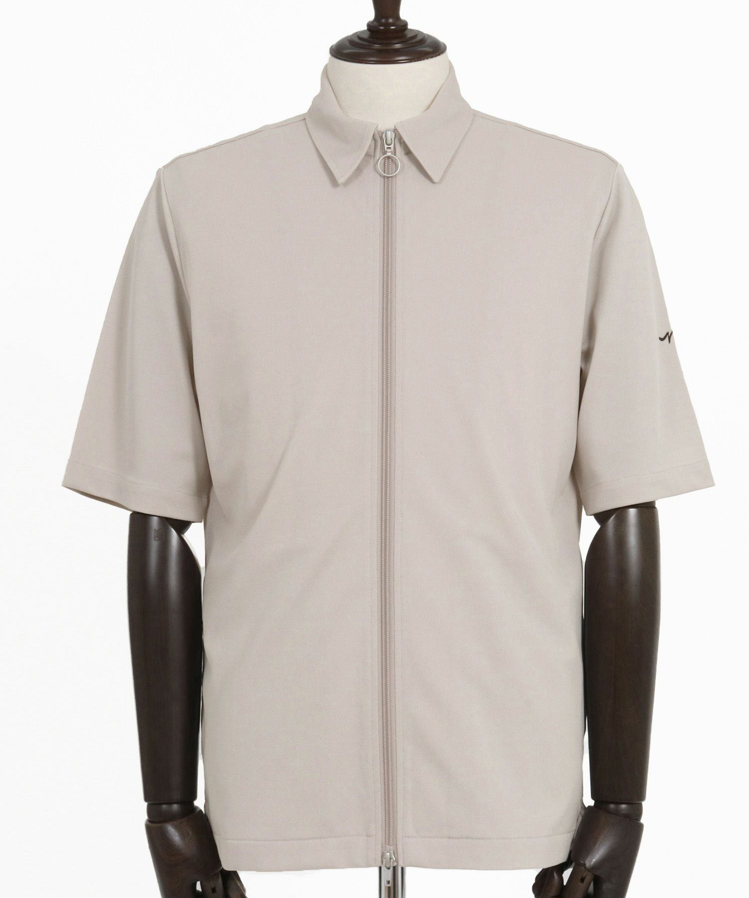 KOKAGE/ダブルZIP半袖シャツ