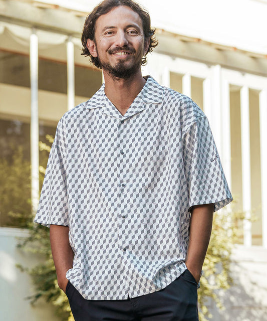 アロハシャツ(ブロック柄)