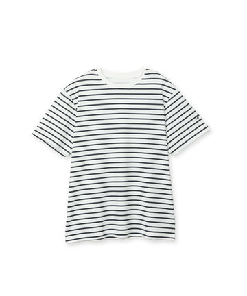 プリント半袖Tシャツ(ボーダー)
