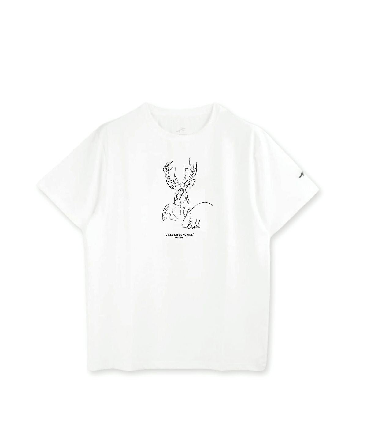 プリント半袖Tシャツ(シカ)