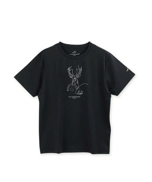 プリント半袖Tシャツ(シカ)
