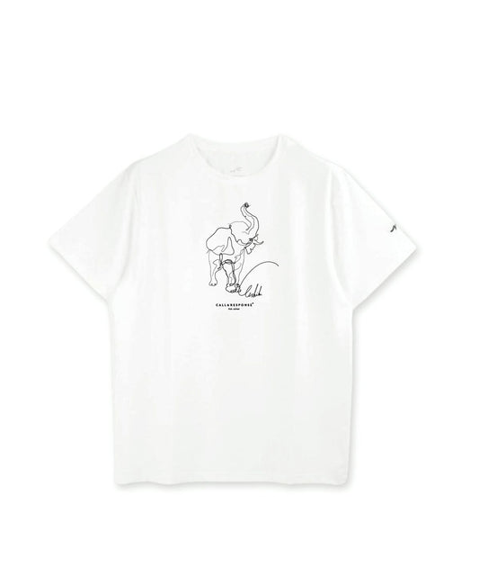 プリント半袖Tシャツ(ゾウ)