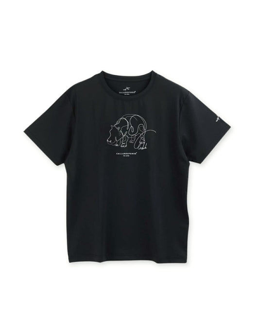 プリント半袖Tシャツ(カバ)