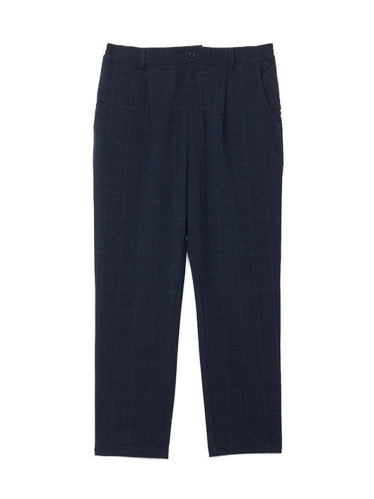 グレンチェックテーパードパンツ