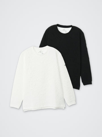 フクレジャカード/長袖Tシャツ カラー展開(BLACK・WHITE)