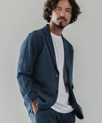 スエードライク/テーラードジャケット