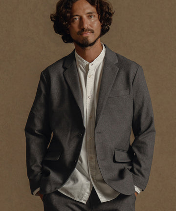 メランジツイル/テーラードジャケット