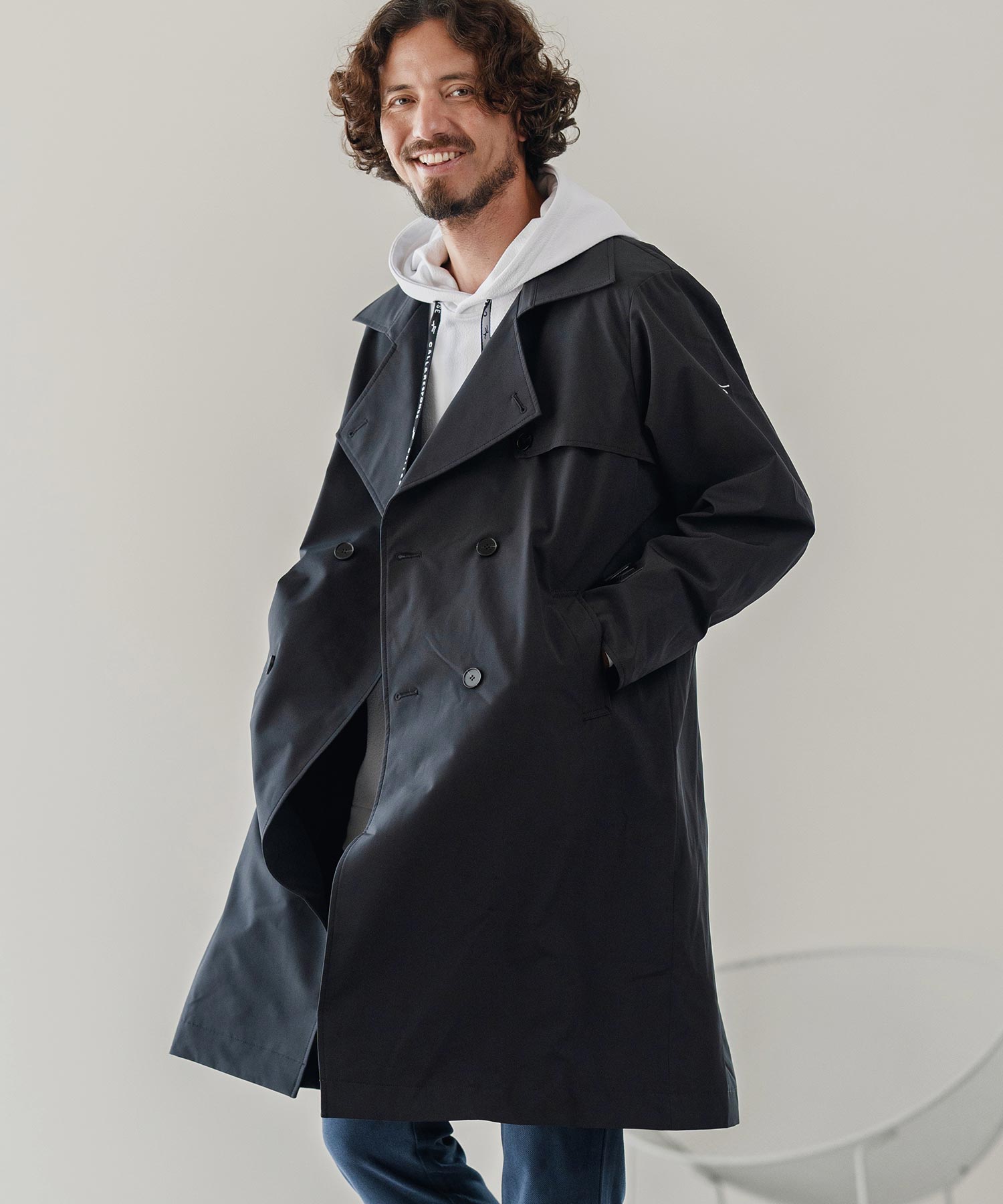 撥水トレンチコート