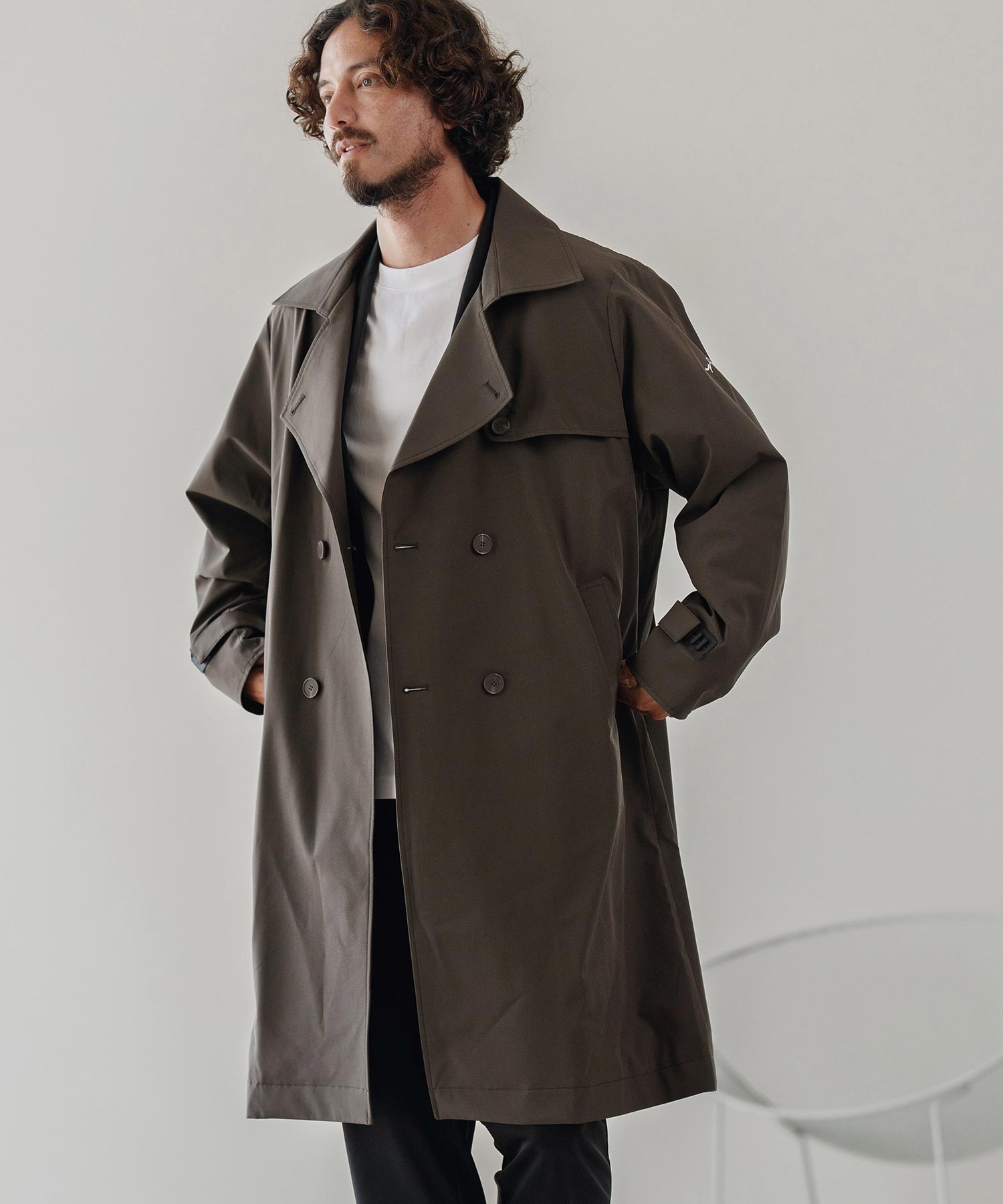撥水トレンチコート
