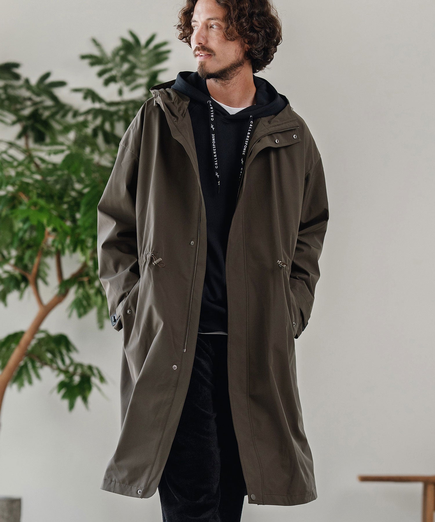 撥水モッズコート