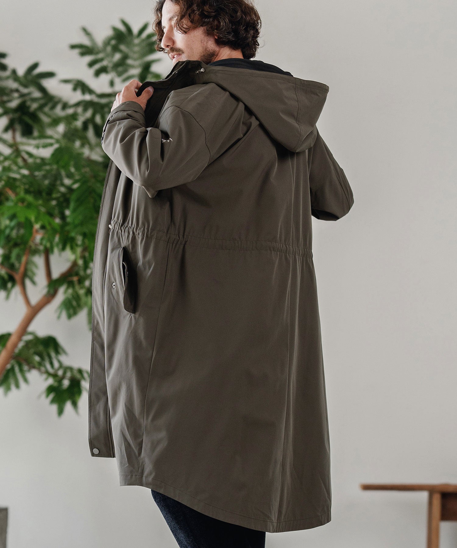 撥水モッズコート