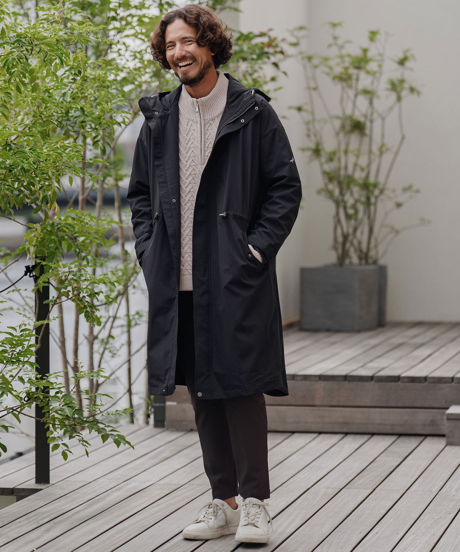 撥水モッズコート