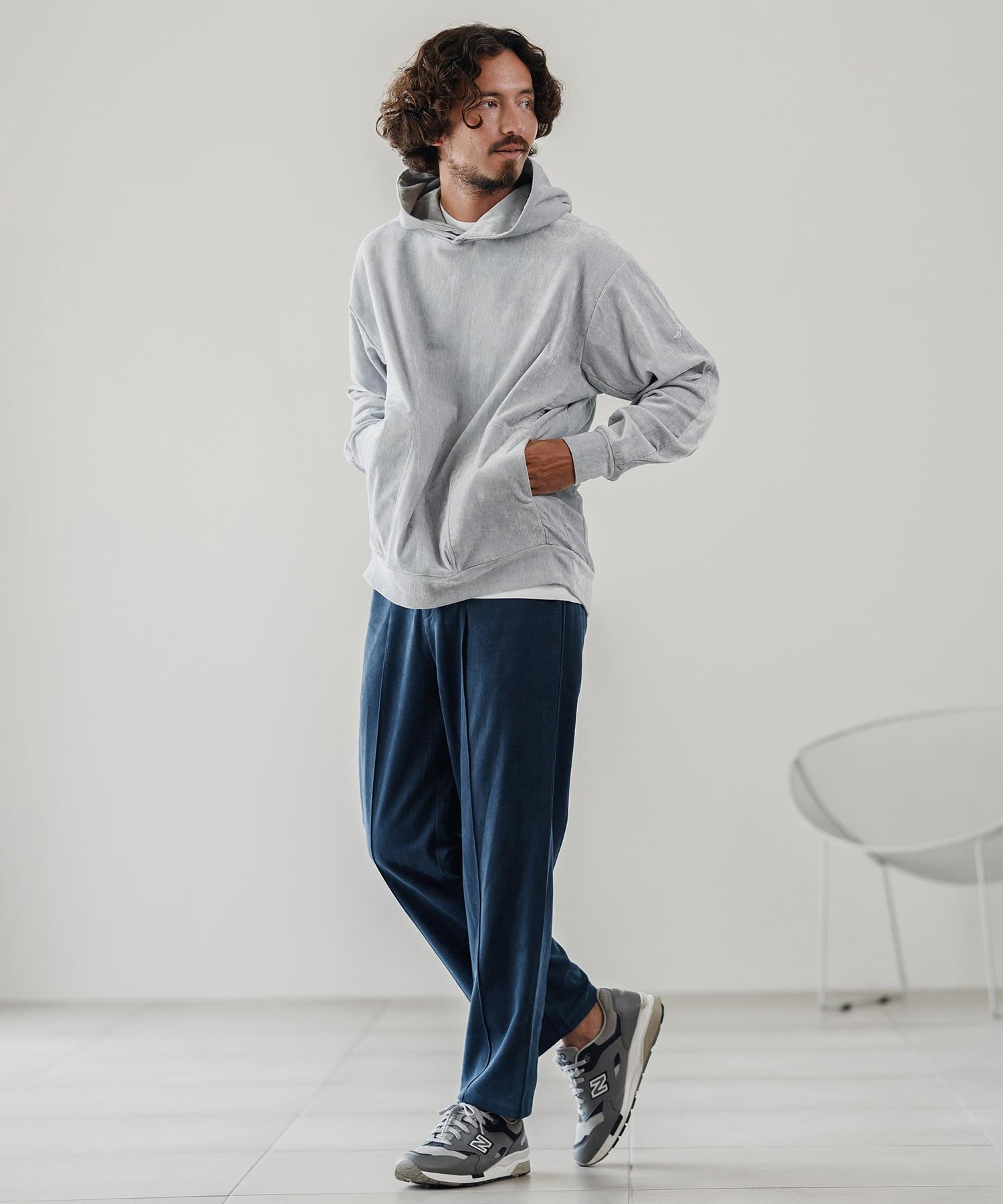 ビンテージベロア/プルパーカー