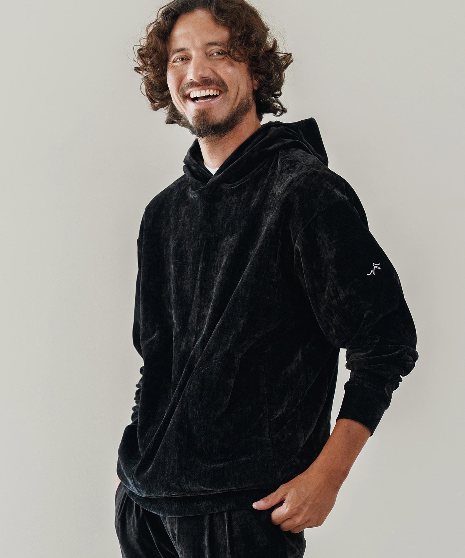 ビンテージベロア/プルパーカー