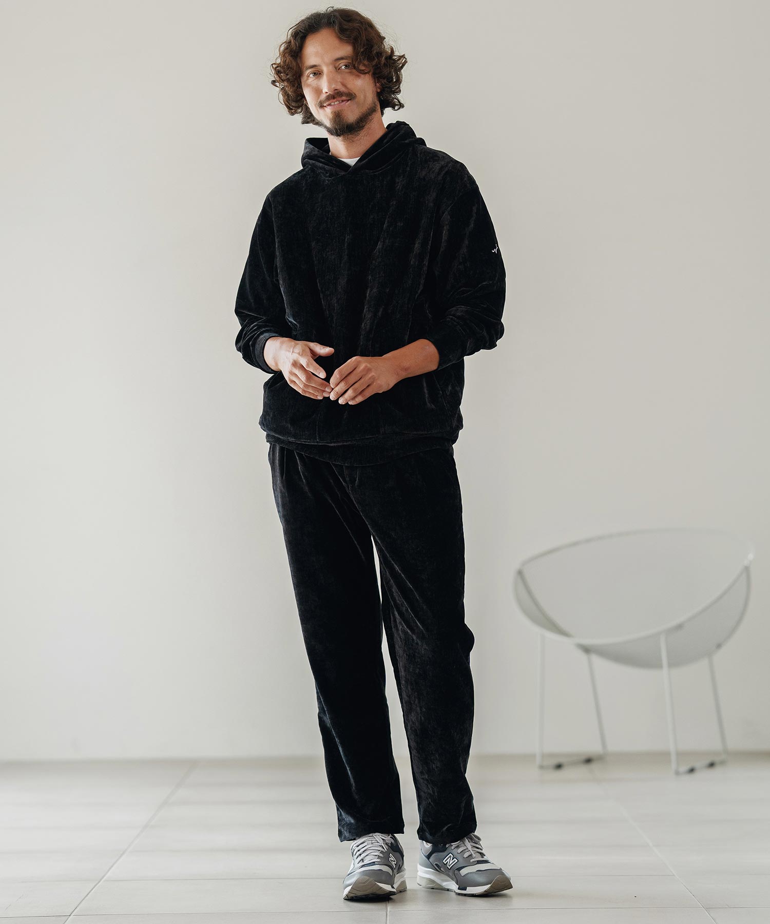 ビンテージベロア/プルパーカー