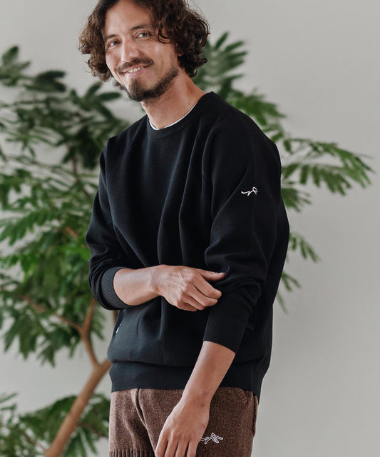 ニットプルオーバー(止水ZIPポケット付き)