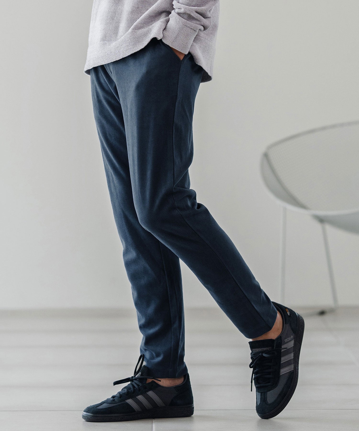 スエードライク/ロングパンツ