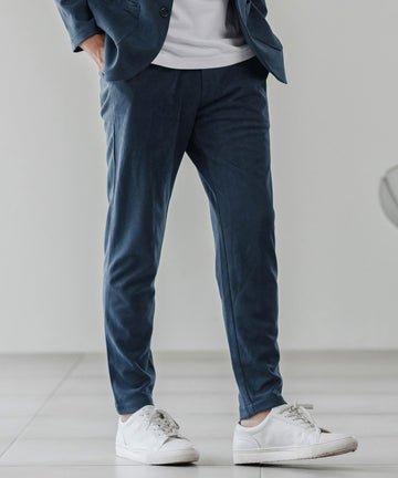 スエードライク/ロングパンツ