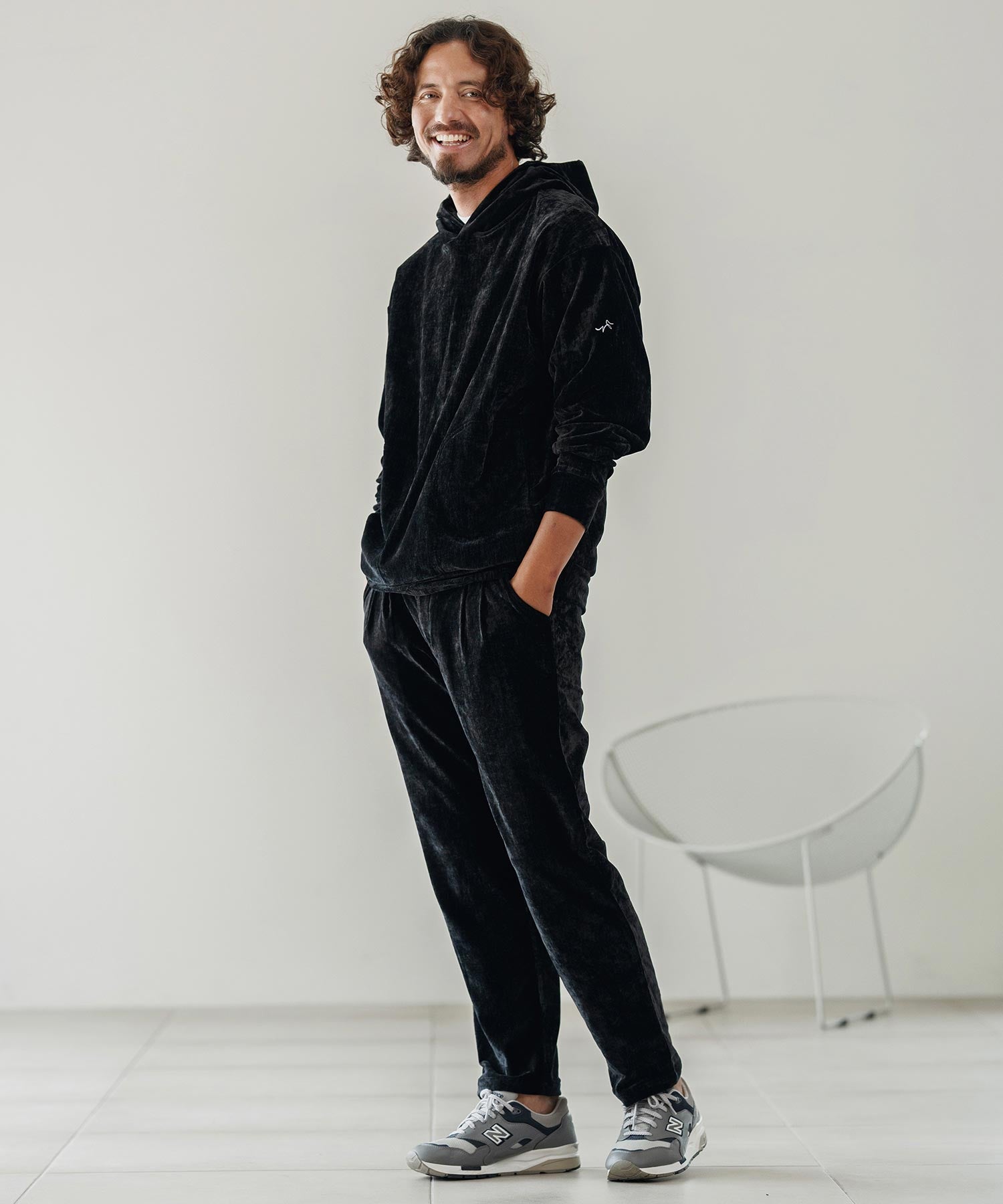 ビンテージベロア/タックパンツ