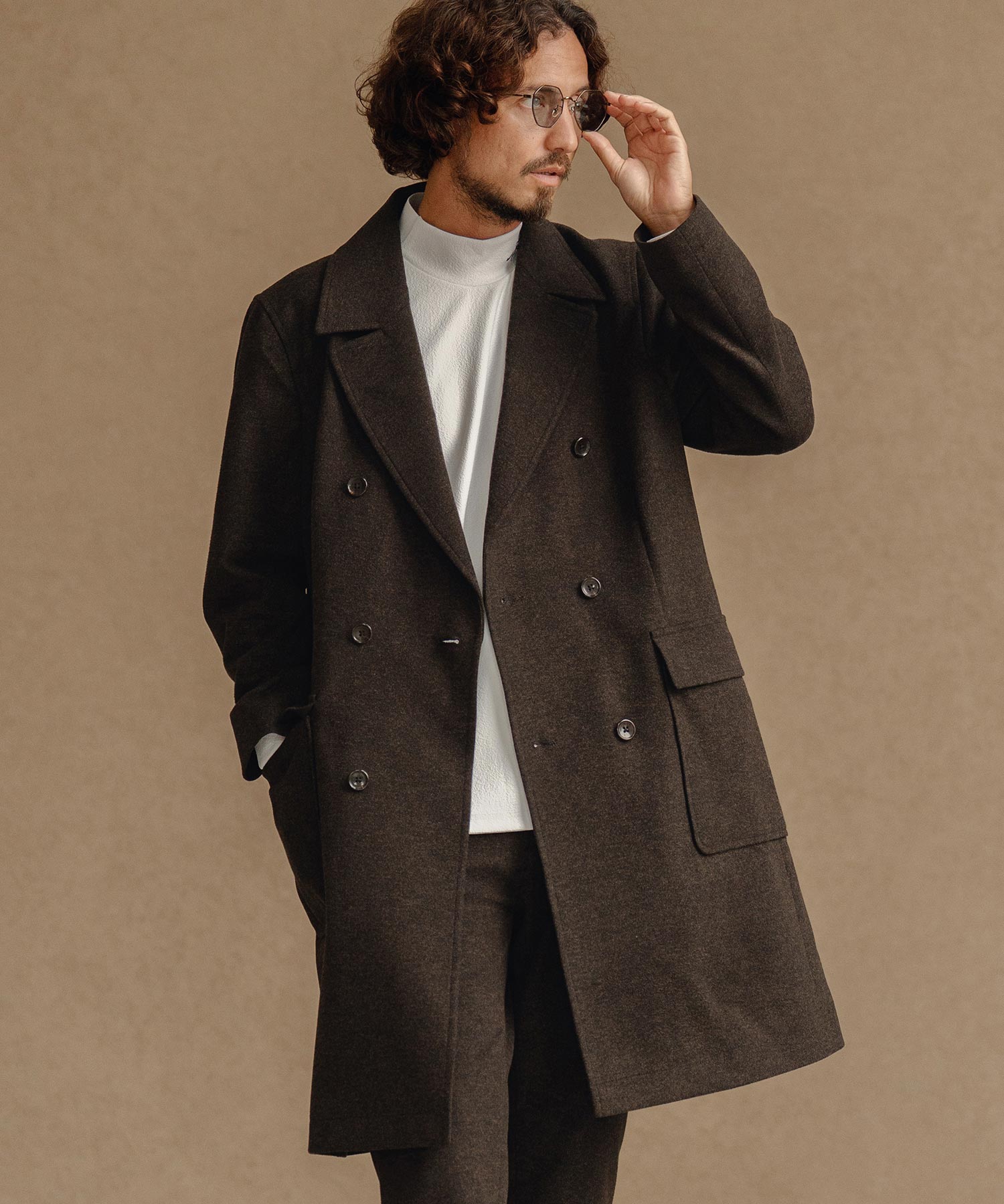 スーパーストレッチ/ロングPコート