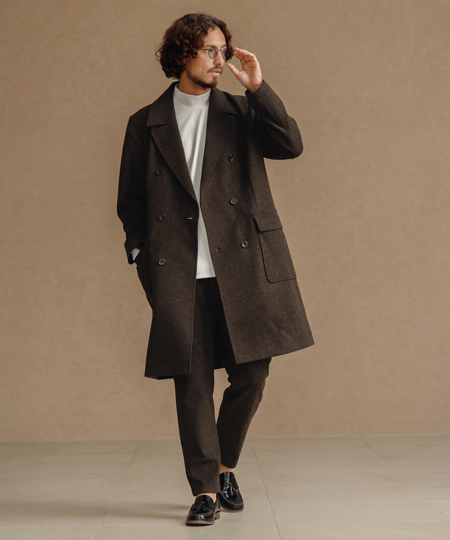 スーパーストレッチ/ロングPコート