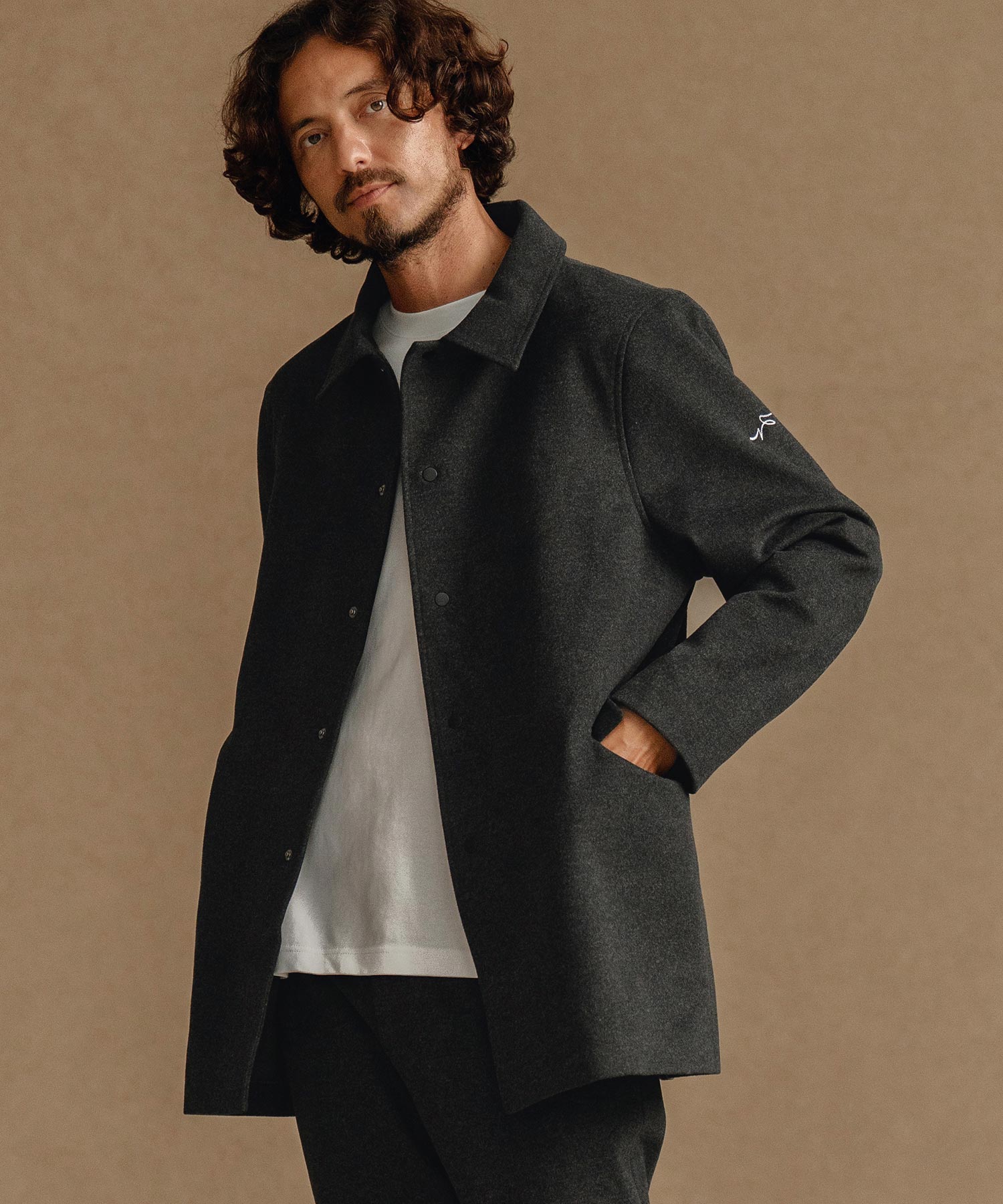 スーパーストレッチ/ステンカラーコート