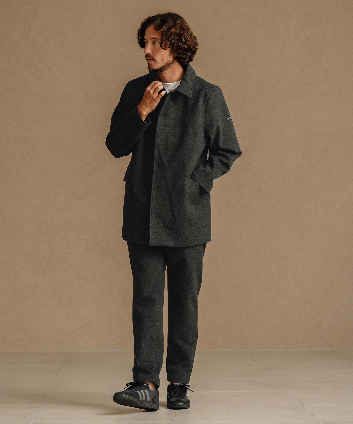 スーパーストレッチ/ステンカラーコート