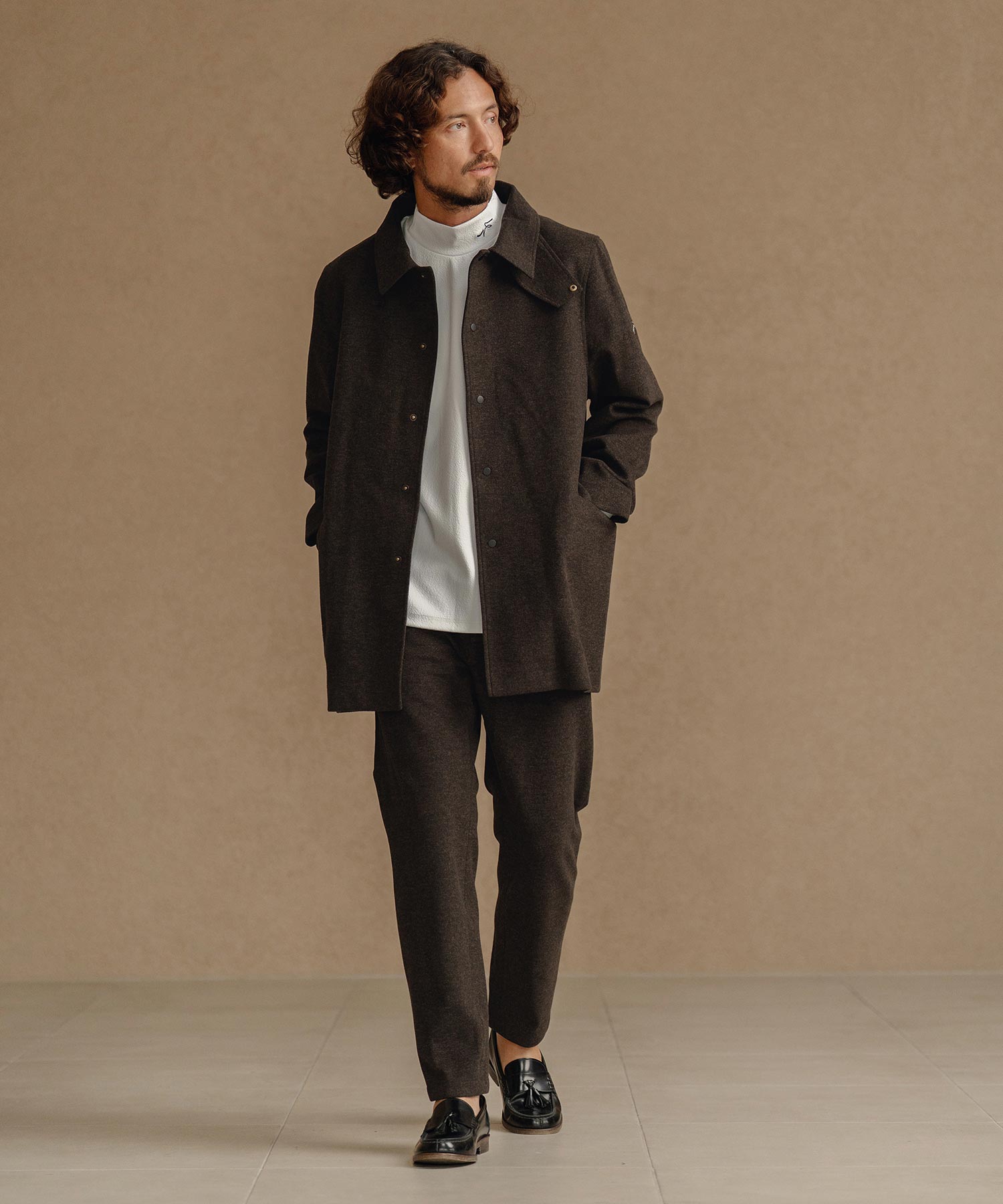 スーパーストレッチ/ステンカラーコート