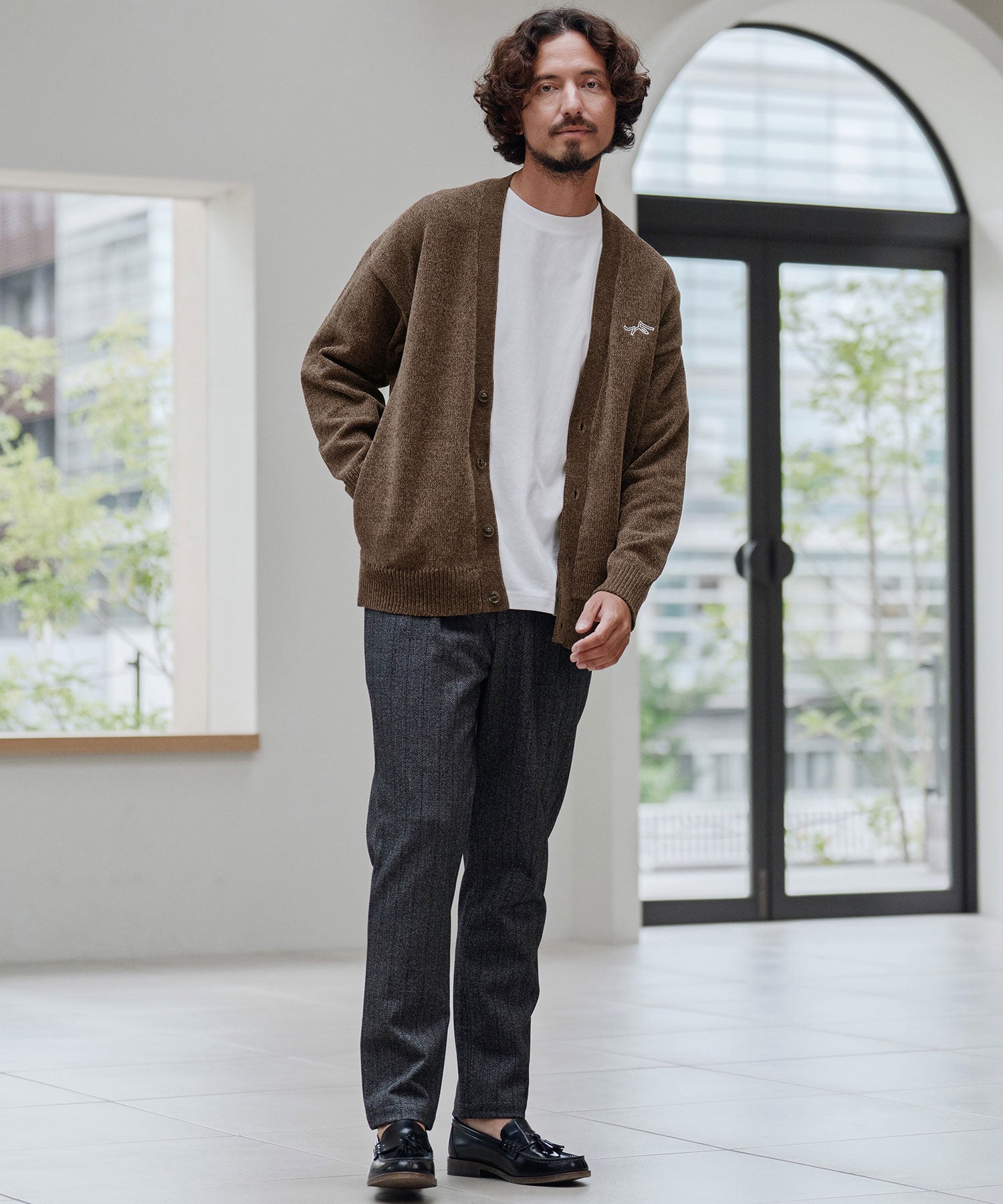 サイセンタク/ニットカーディガン