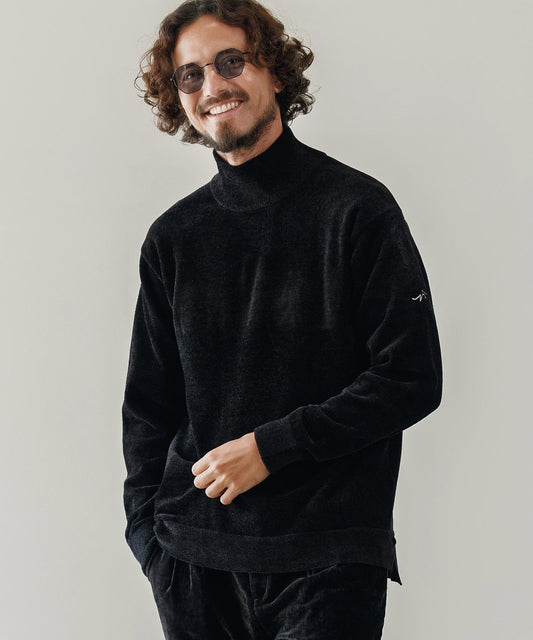 サイセンタク/シャギータートルニット