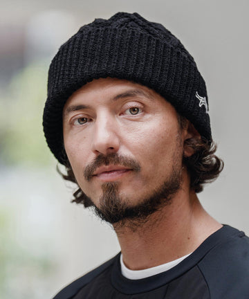 サイセンタク/ニットキャップ(ヘリンボーン)