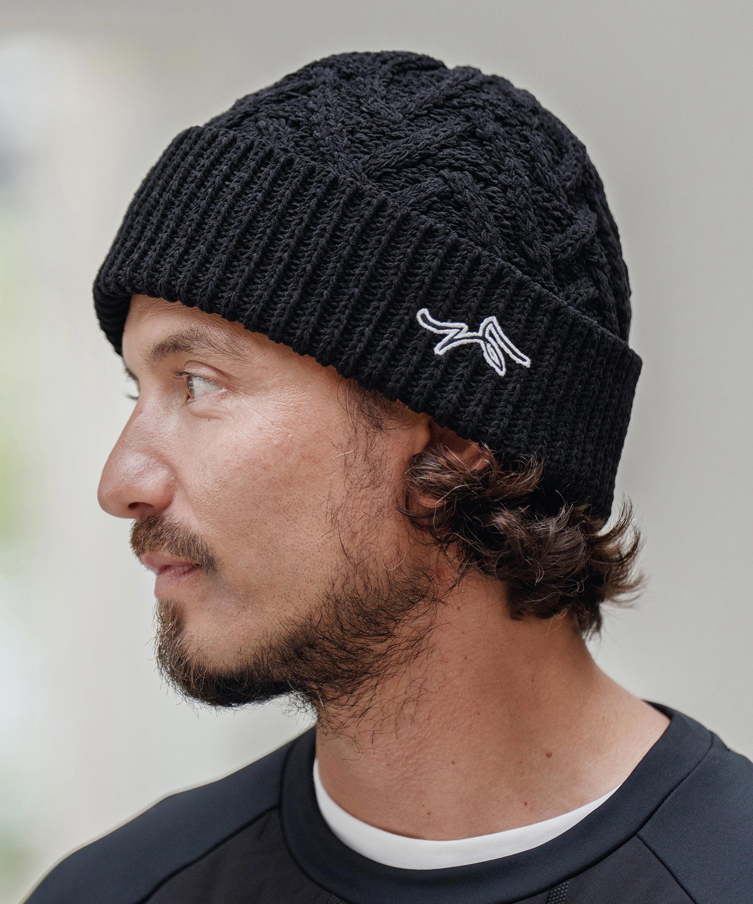 サイセンタク/ニットキャップ(ヘリンボーン)