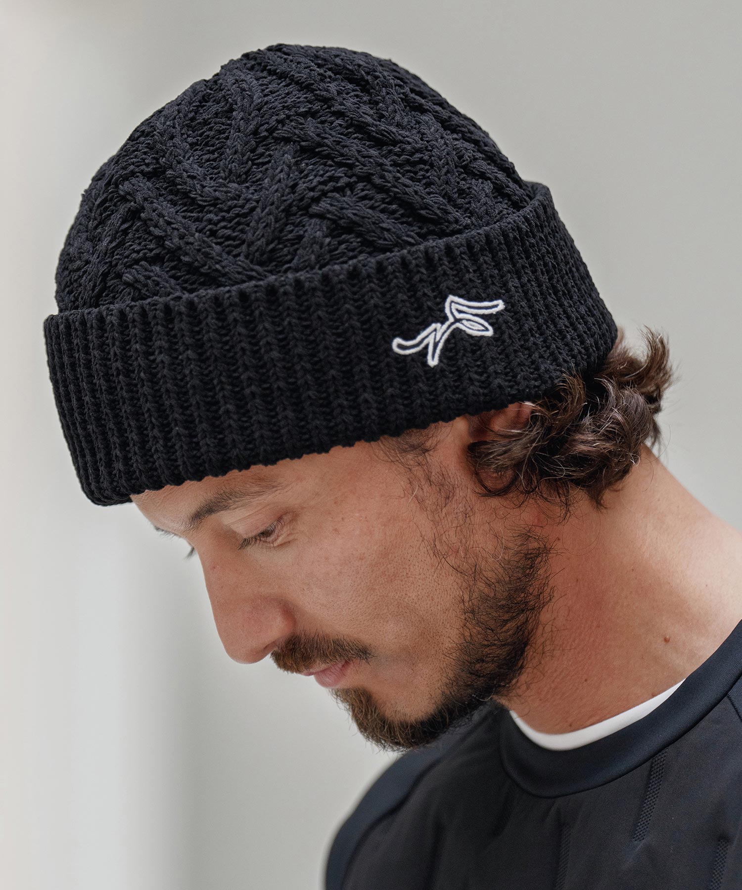 サイセンタク/ニットキャップ(ヘリンボーン)