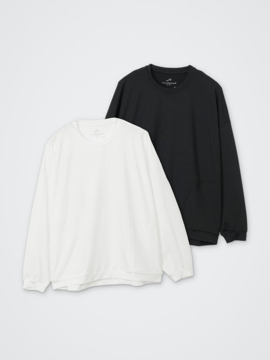 タックプルオーバー(CALLロゴバックプリント) カラー展開(BLK_WHT・WHT_BLK)