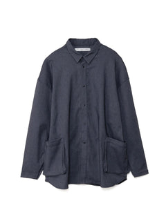 ストレッチデニムシャツジャケット