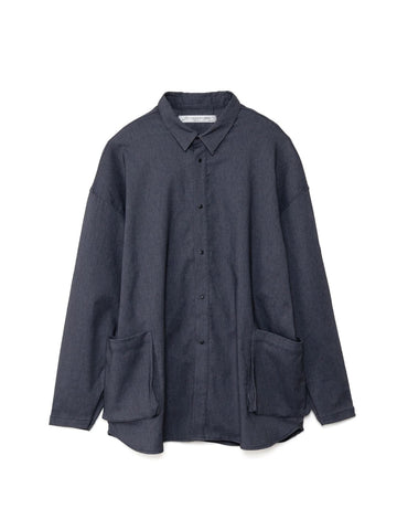 ストレッチデニムシャツジャケット