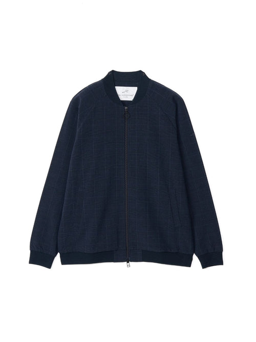 グレンチェックMA-1ブルゾン