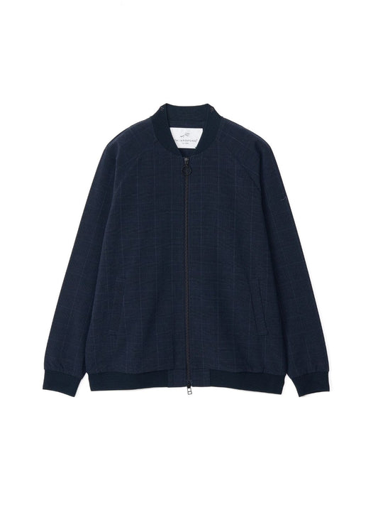 グレンチェックMA-1ブルゾン