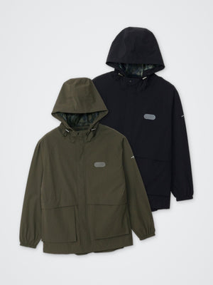 撥水ダンプマウンテンパーカー カラー展開(BLACK・KHAKI)