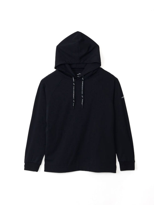 ハイストレッチ長袖プルパーカー